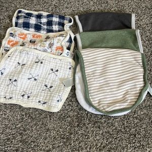 Burp clothes long and short